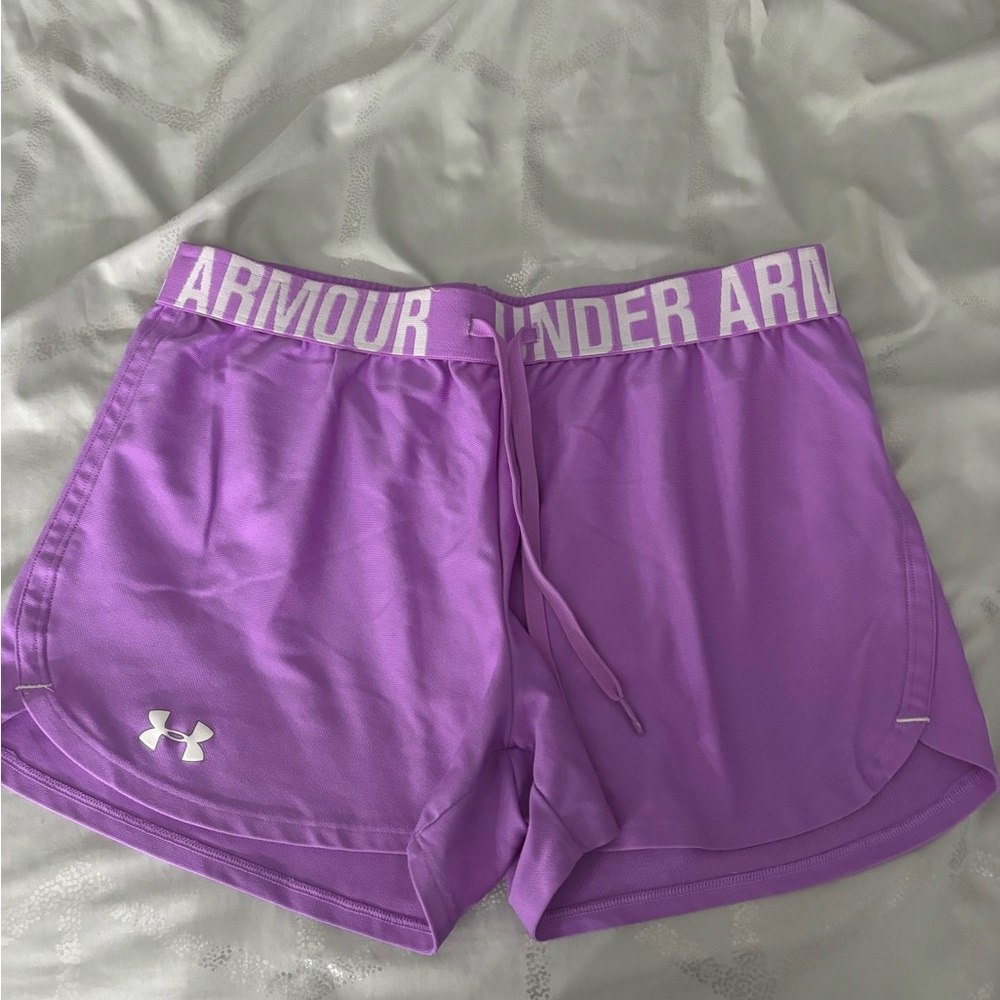 Under Armour purple shorts. Size S.